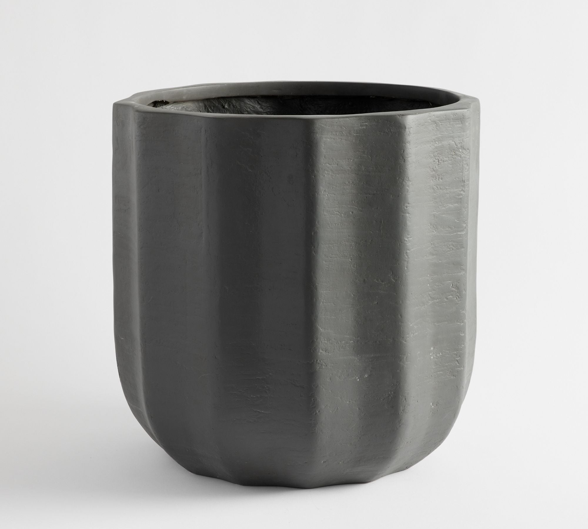 Modern Fluted Rustic, X-Large - Black
