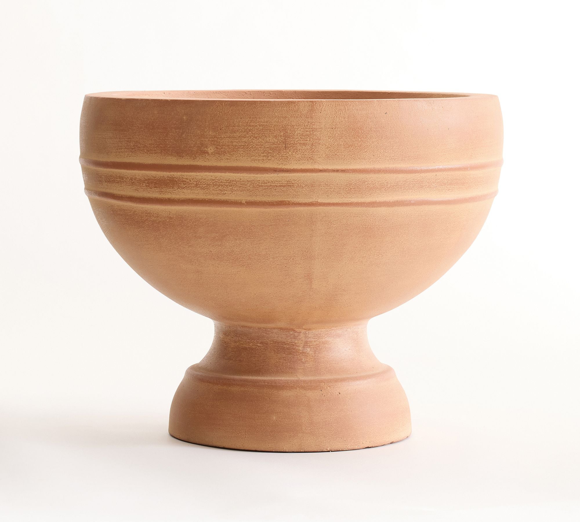 Nantucket Planter, Footed Bowl - Terra Cotta