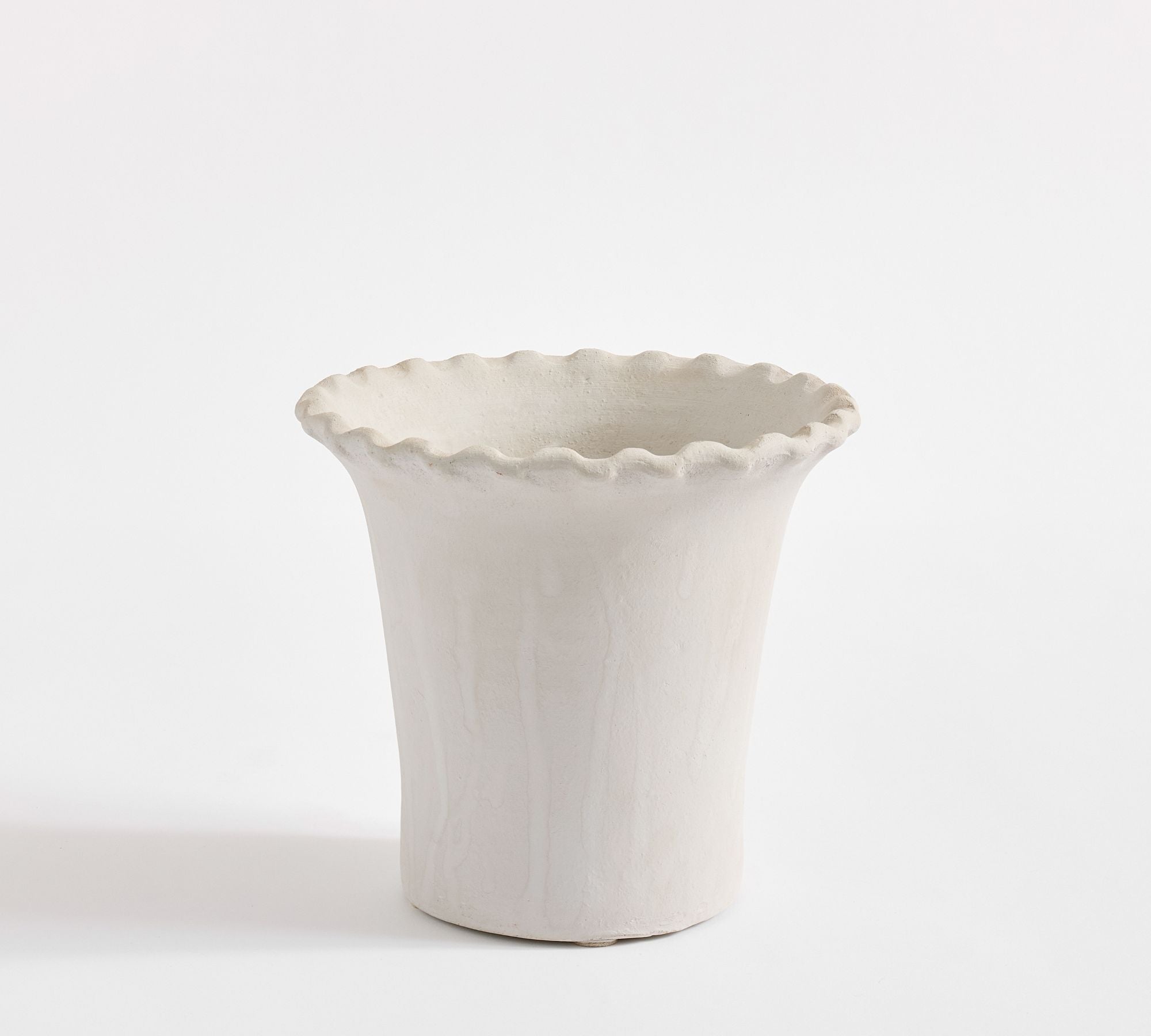 Palermo Cachepot, Medium - Chalk White