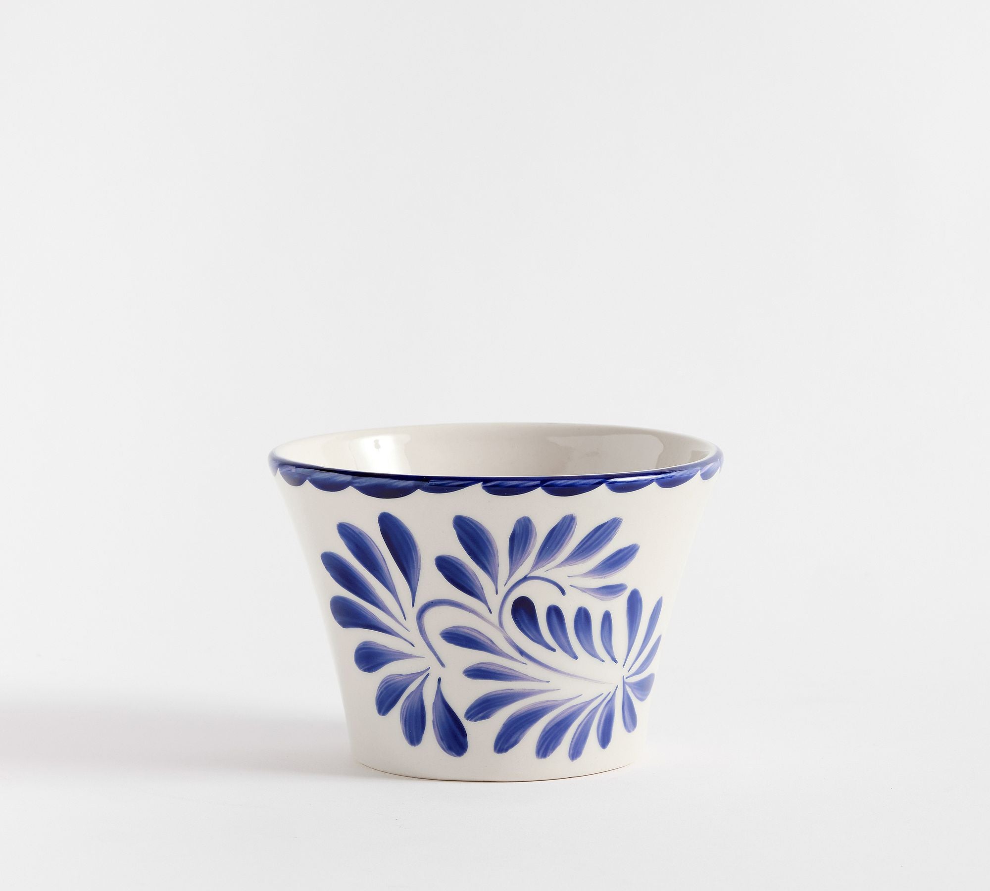 Puebla Cachepot, Small - Blue