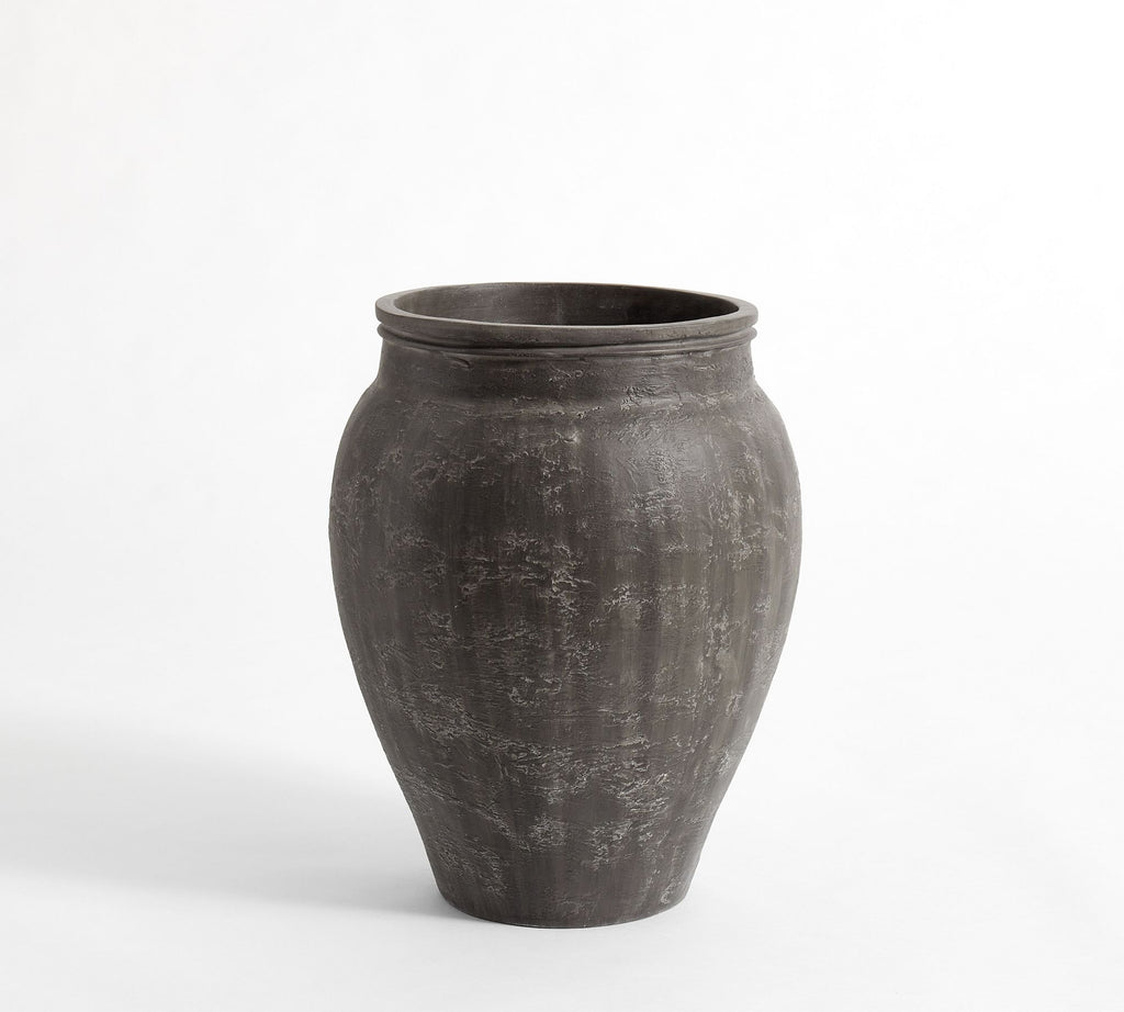 Sienna Planter, Large - Charcoal