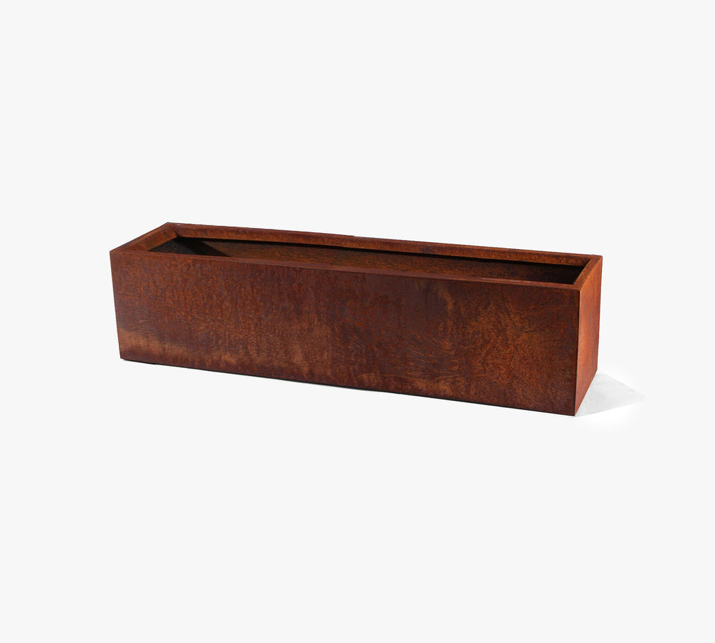Trough, 36", Corten Steel