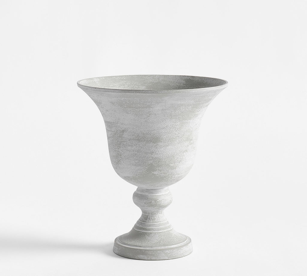 Zinc Pedestal Vase Small